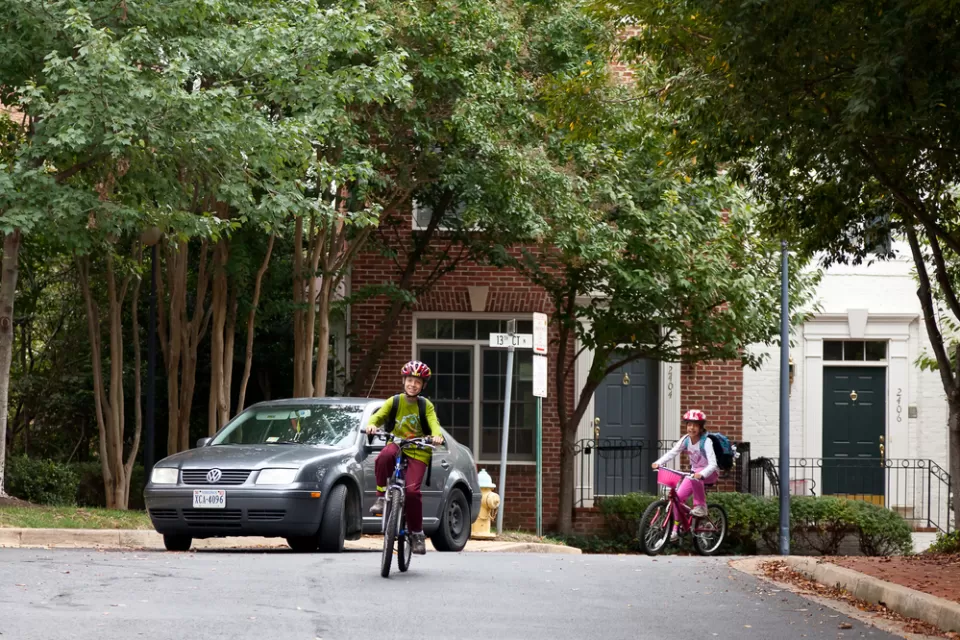 Kids on bikes
